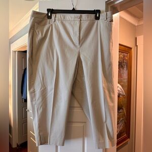 Talbots 20W Cropped Khaki Pants